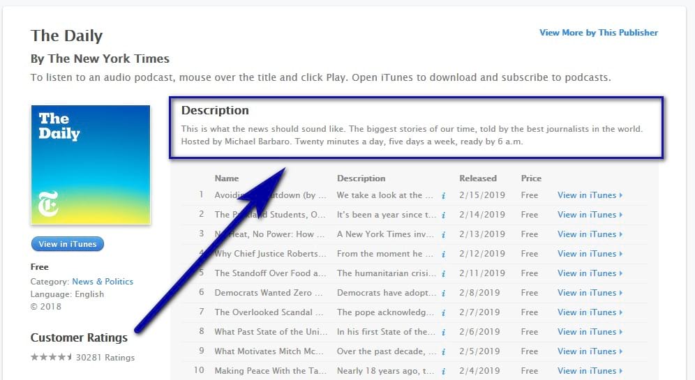 The Daily Podcast Apple Podcast