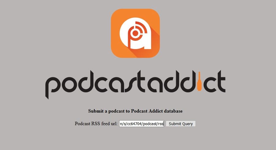 Podcast Addict submit podcast